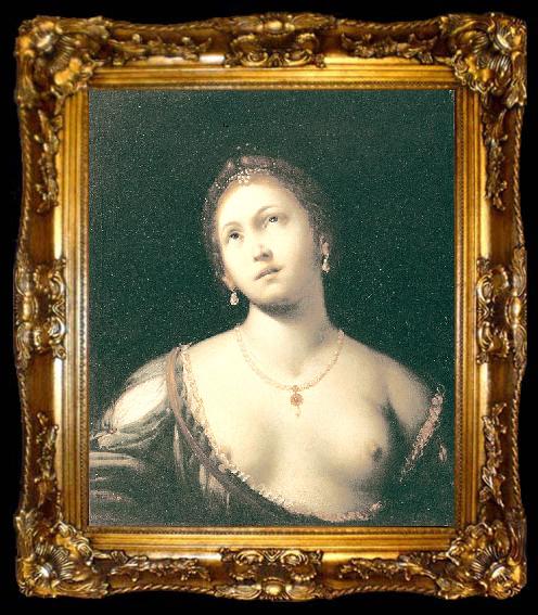 framed  Francesco Cairo Cleopatra, ta009-2